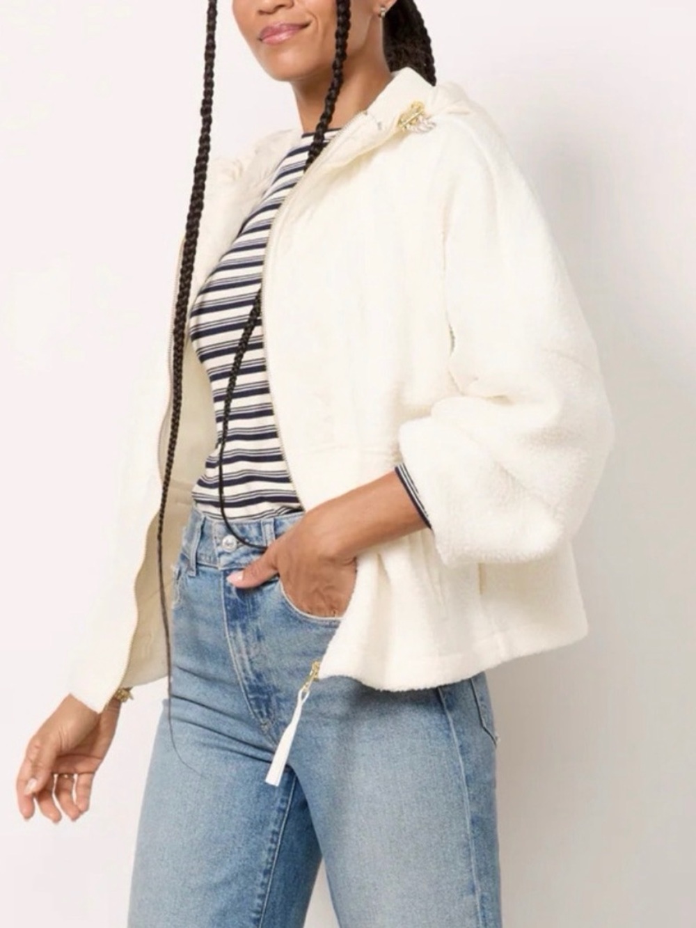 Varley Richfield Jacket in Ivory